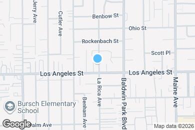 Map image of the property - 4419 La Rica Ave