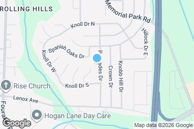 Map image of the property - 1148 Palisades Dr