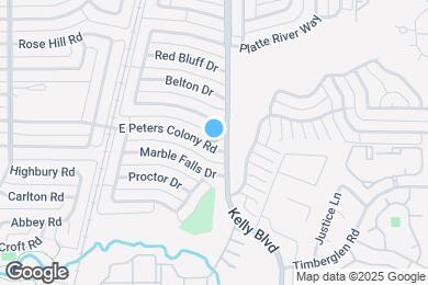 Map image of the property - 2235 E Peters Colony Rd
