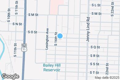 Map image of the property - 1608 S P St