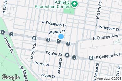 Map image of the property - 2631 W Girard Ave