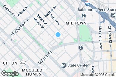 Map image of the property - 1216 Bolton St.