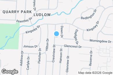 Map image of the property - 1154 Crestview St