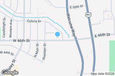 Map image of the property - 110 W 46th St
