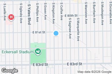 Map image of the property - 8117 S Kingston Ave