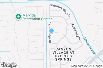 Map image of the property - 20747 Cypress Post Dr