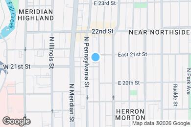 Map image of the property - 2106 N Talbott St