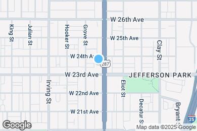 Map image of the property - 2351 Federal Blvd