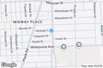 Map image of the property - 3491 N Acadian Thruway