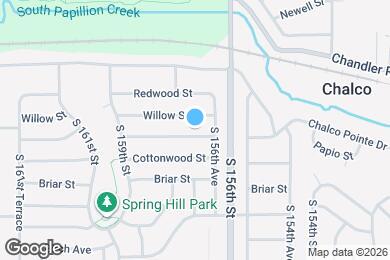 Map image of the property - 15614 Cottonwood Ave