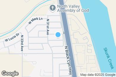 Map image of the property - 3032 W Desert Vista Trail