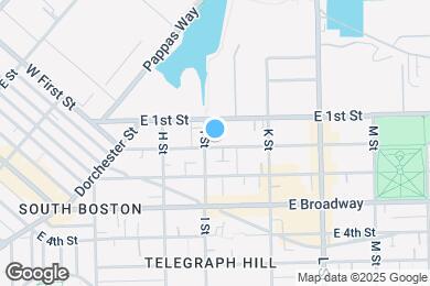 Map image of the property - 590 E 2nd St