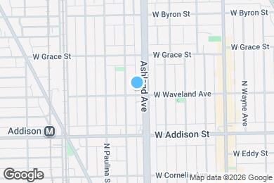 Map image of the property - 1610 W Waveland Ave
