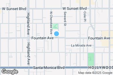 Map image of the property - 6637 Fountain Ave