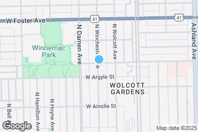 Map image of the property - 5023 N Winchester Ave