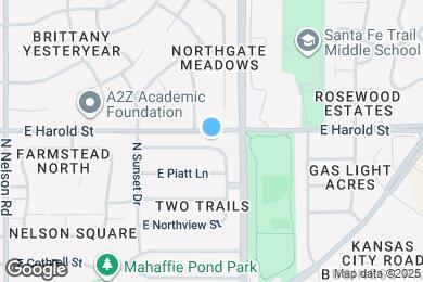 Map image of the property - 1126 E Elizabeth St