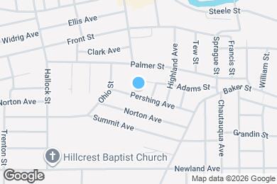 Map image of the property - 70 Pershing Ave