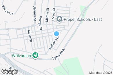 Map image of the property - 1605 Mobile Ave