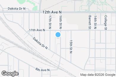 Map image of the property - 1026 16th St N