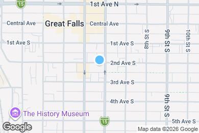 Map image of the property - 520 2nd Ave S