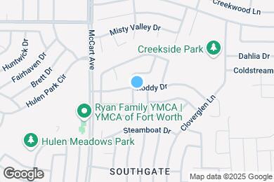 Map image of the property - Stunning Fort Worth home in a sought-after...