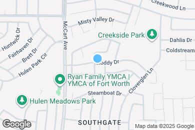 Map image of the property - Stunning Fort Worth home in a sought-after neighborhood