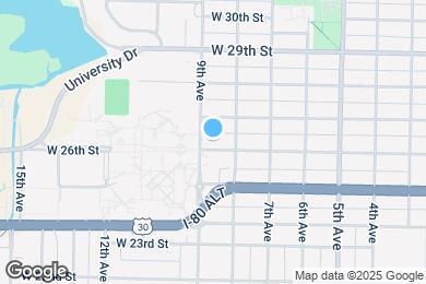 Map image of the property - 815 W 26th St
