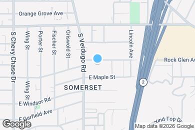 Map image of the property - 1422 Rock Glen Ave