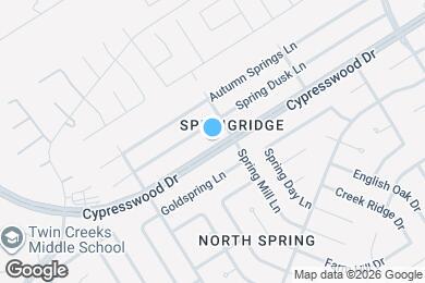 Map image of the property - 26614 Cypresswood Dr
