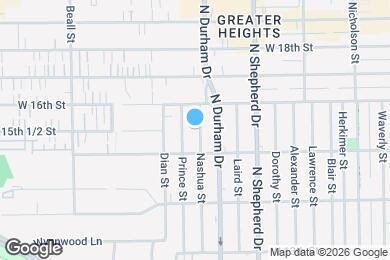 Map image of the property - 1521 Nashua St