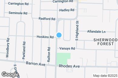 Map image of the property - 1074 S Prescott St