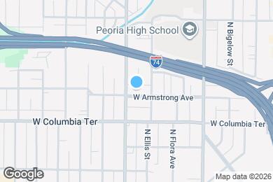 Map image of the property - 609 W Armstrong Ave