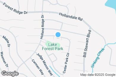 Map image of the property - 321 Cedar Park Cir