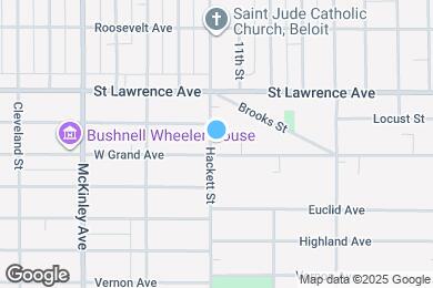 Map image of the property - 957 W Grand Ave