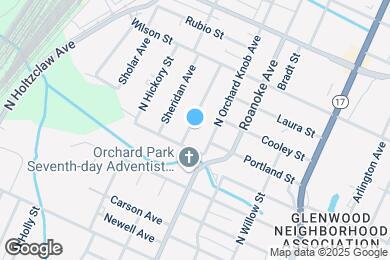Map image of the property - 1008 N Hawthorne St