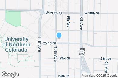 Map image of the property - 2122 10th Ave