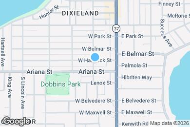 Map image of the property - 1308 S New York Ave