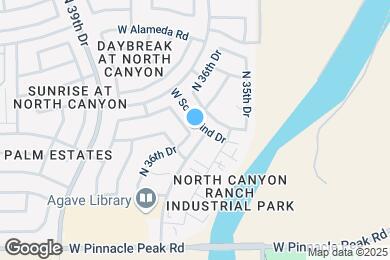 Map image of the property - 3602 W Camino Real