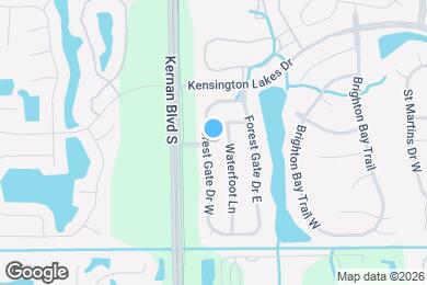 Map image of the property - 2063 Forest Gate Dr W
