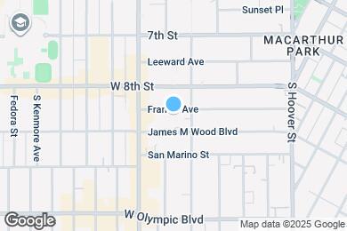 Map image of the property - 2928 Francis Ave