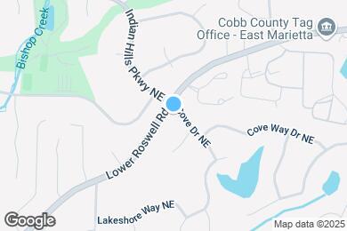 Map image of the property - 455 Cove Dr NE