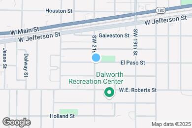 Map image of the property - 2047 El Paso St