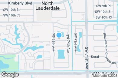 Map image of the property - 7425 SW 12th Ct