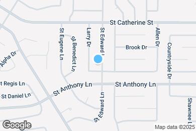 Map image of the property - 335 St Edward Ln