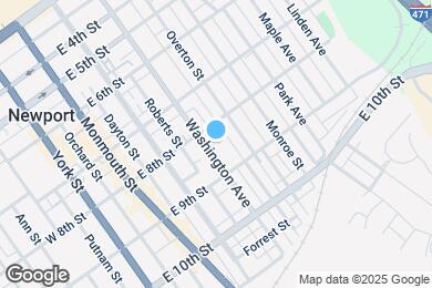 Map image of the property - 817 Washington Ave
