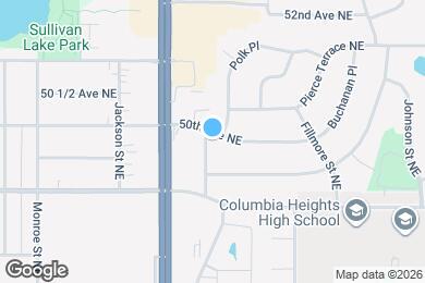 Map image of the property - 4995 Tyler St NE