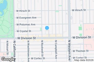 Map image of the property - 1228 N Maplewood Ave
