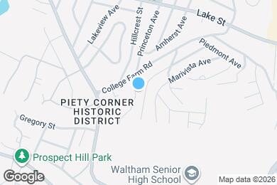 Map image of the property - 164 Princeton Ave