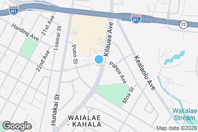 Map image of the property - 4580 Kilauea Ave