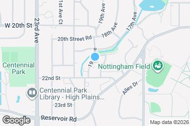 Map image of the property - 2126 19th Ave